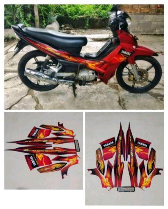 Stiker Striping Lis Les Bodi Motor Yamaha Jupiter Z Burhan Tahun 2008