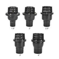 One Way 1.5/2/2.5/3/4in Water Pump Flat Foot Valve Black PVC Plastic Low Pressure Non Return Check Valve For Fluid Machine