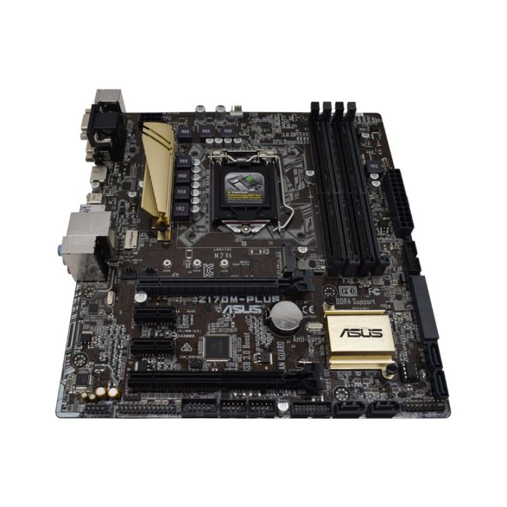 lga-1151ชุดเมนบอร์ด-z170m-plus-asus-i7-6700ซีพียูชุดเมนบอร์ด-intel-z170-ddr4-64gb-pci-e-3-0-m-2-6-sata-3-usb3-1micro-atx