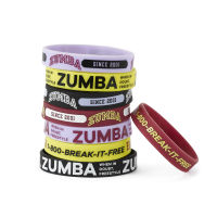 Zumba Dance Co. Rubber Bracelets 8PK (สายรัดข้อมือออกกำลังกายซุมบ้า)