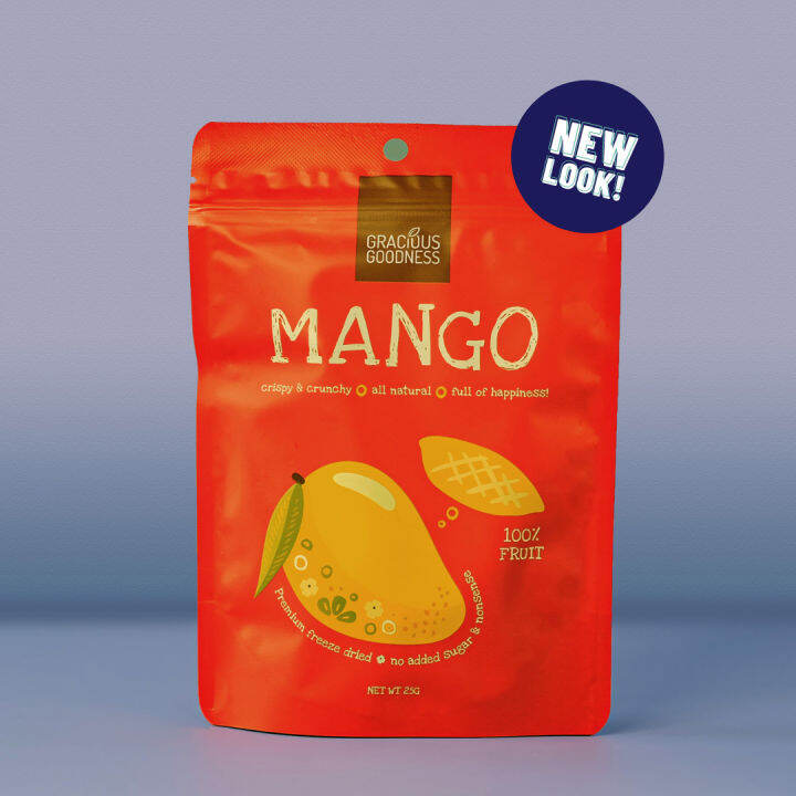 Freeze Dried Mango Healthy Snacks, No Added Sugar, No Preservatives