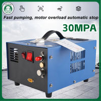 PCP Air Compressor แรงดันไฟสูงแบบพกพาปิดอัตโนมัติพัดลมระบายความร้อน PCP Compressor พร้อมหม้อแปลง