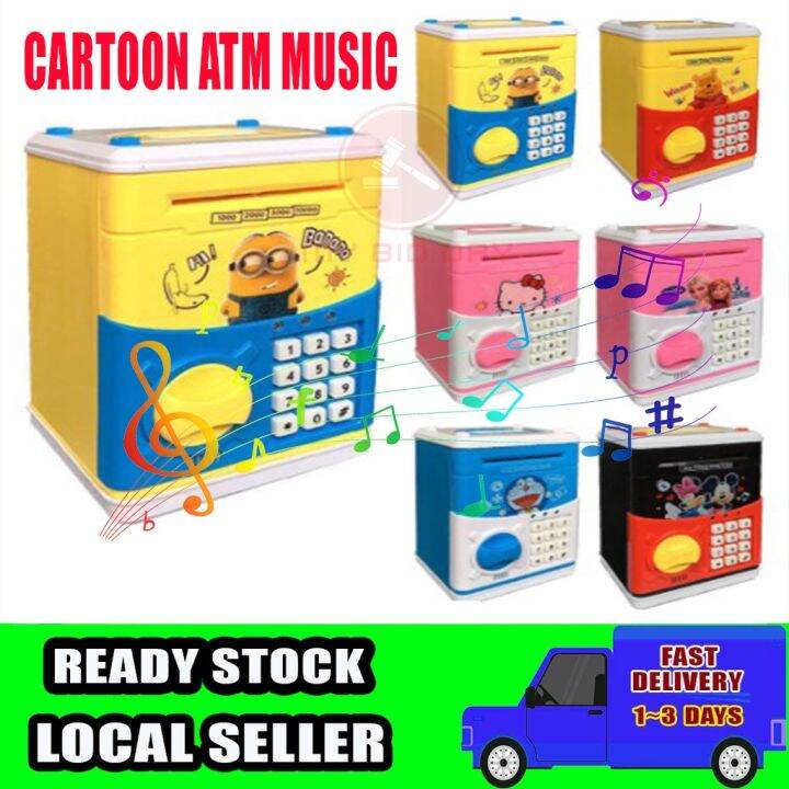 OttoATM Machine with Fingerprint Tabung Simpanan ATM Password Safe Box