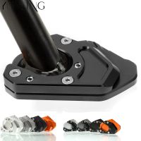 【cw】 Motorcycle CNC Side Stand Enlarger Plate Kickstand Enlarge Foot shelf FOR RC 125 200 250 390 690 Enduro SMC 950 990 Adventure R ！