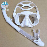 Professional Scuba Diving Mask Snorkel Anti-Fog Goggles Glasse Set ซิลิโคนว่ายน้ำตกปลาสระว่ายน้ำ Equipment