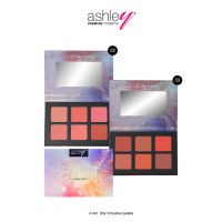 A-341 ASHLEY STAR LIT BLUSHER PALETTE พาเลทบลัชออนสีสวย