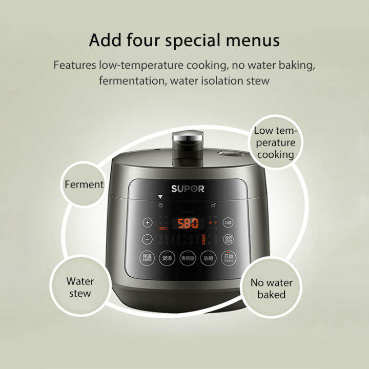 Supor Electric Pressure Cooker Household 3 Liters Small Pressure Cooker