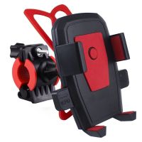 Motorcycle Bicycle Universal Phone Holder Stand Auto Lock Mobile Phone Holder Motor Bike Handlebar Clip Stand GPS Mount Bracket