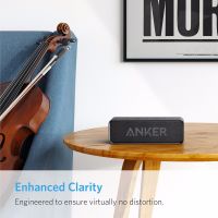 Anker Soundcore Portable Wireless Bluetooth Speaker with Dual-Driver Rich Bass 24h Playtime 66 ft Bluetooth Range &amp;amp