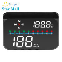 Supermall ระบบ Gps แสดงผลบนรถ Hud,เครื่องฉายที่บังลมเครื่องฉายความเร็วสูงอุปกรณ์ตกแต่งรถยนต์จอแสดงแรงดันไฟฟ้าอิเล็กทรอนิกส์