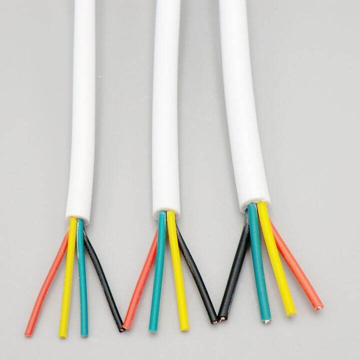 customizable-ปลอกสายไฟสีขาวยาว5ม-ไม่มี27-24-22awg-สายเคเบิล4-0-3mm-การควบคุมออกซิเจนการผลิตทองแดงวงจรไฟฟ้าและชิ้นส่วน