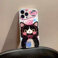 เคสโทรศัพท์กันกระแทกรูปแมวนมน่ารักใช้ได้กับ IPhone 14 13 12 11 Pro Max