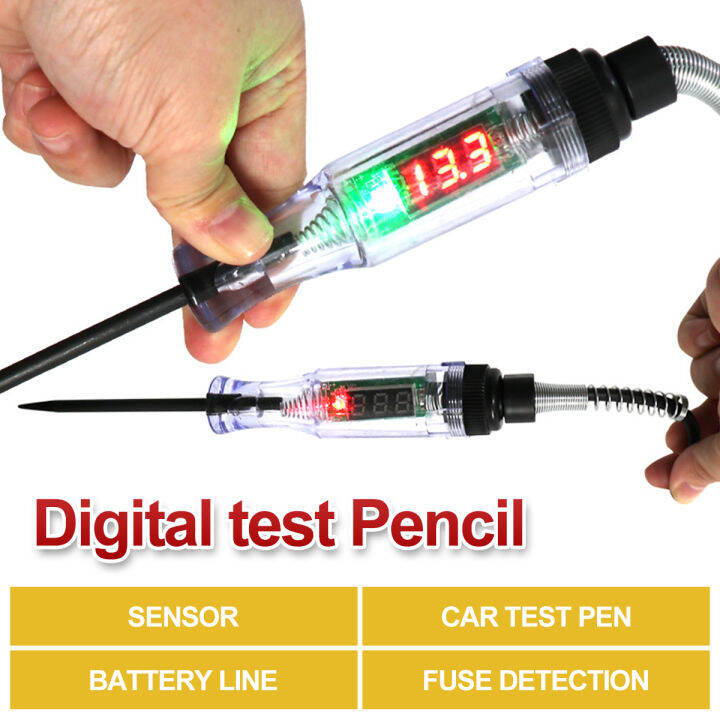 Car Electric Circuit Tester 6-24V Auto Truck Voltage Circuit Tester Car