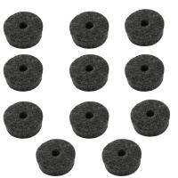 10Pcs กลองชุด Cymbal Felt Pads กลองชิ้น Felt Protection Percussion Part อุปกรณ์เสริมอะไหล่