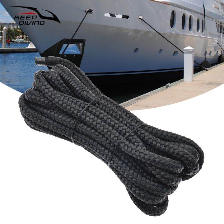[COD] Braid Dock Ropes For Boats Docking Lines Mooring boat Rope Shock