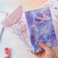 《   CYUCHEN KK 》1PC น่ารัก Quicksand Notebook PVC Hand Book นักเรียนแบบพกพา Planner Agenda Notepad โรงเรียนอุปกรณ์สำนักงาน Kawaii เครื่องเขียน