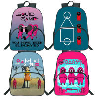 16inch Squid Game Backpack New Korean TV Show Mochila Students School Backpacks for Boys Waterproof Teenager Bags