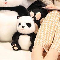 Simulation Panda Stuffed Doll Plush Toy Lovely Soft Plushies Pillow Cushion Plush Doll for Kids Baby Comforting Gift