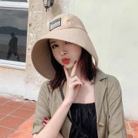 COD DSFGERRTYTRRE Summer Women hat 帽子女 Topi Korean style UV beach cycling bucket shell Hat 16cm wide brim golf cap