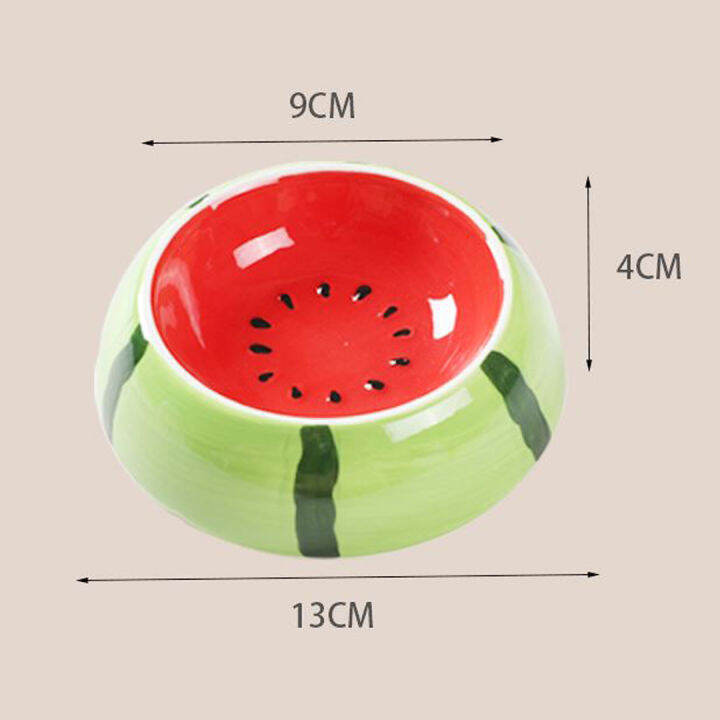 ชามเซรามิคสัตว์เลี้ยง-ชามกระต่าย-ชามสัตว์เล็ก-ชามหนู-13x9x4cm-เซรามิก-bowl