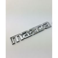 1Pc ABS โครเมี่ยม MAZDA โลโก้ข้อความรถหลังสัญลักษณ์ลำต้นดีคอลสติ๊กเกอร์ตราสัญลักษณ์สำหรับ MAZDA