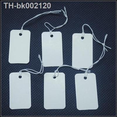 ✾■ 1000pcs white paper tags jewelry packing tags price tags gift price labels size 35x20mm for garments and clothing marks