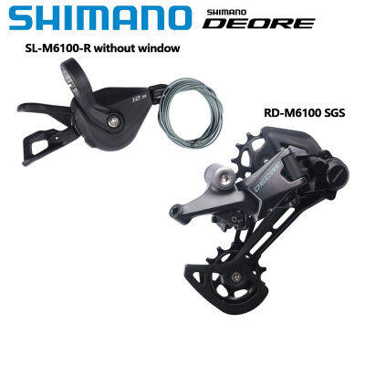 SHIMANO SL-M6100 DEORE Betul RD-M6100 SGS 12 Speed Shifter Belakang Derailleur Asal untuk Basikal Ung Menunggang Bahagian