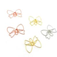 10 Pcs Cute Paperclip Book Mark Bow Clip DIY Accessories Bookmark Bookend Clip Metal Paper Clip Paper Clips