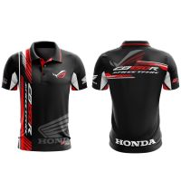 （all in stock）  MOTOSHIRT HONDA HON-A01-22 เสื้อคอปกแขนสั้น