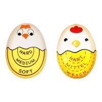 ❏∈ Cartoon Egg Timer Sensitive Hard Soft Boiled Egg Color Changing Indicators Kitchen Boiled Egg Temperature Observer Y1QB