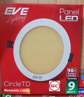 Eve ดาวไลท์ 9W 5นิ้ว รุ่นกลม โคมฝั่งฝ้า แอลอีดี EVE Dowmlight LED TD แสงขาว หรือ แสงส้ม