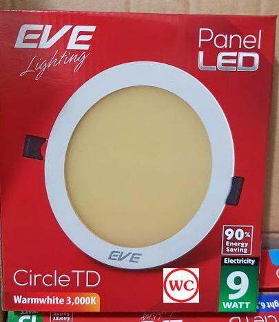 eve-ดาวไลท์-9w-5นิ้ว-รุ่นกลม-โคมฝั่งฝ้า-แอลอีดี-eve-dowmlight-led-td-แสงขาว-หรือ-แสงส้ม