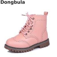 New Girl Leather Martin Boots Shoes For Girls Children Non-slip Warm Boots Fashion Soft Bottom Boys Girls Boots Kids Sneakers