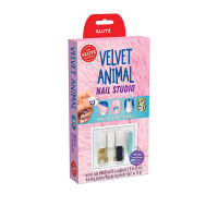 Klutz velvet animal Nail Studio in English original velvet Animal Department nail salon studio includes material package nail salon creative girl handmade DIY