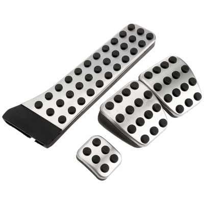 4Pcs Stainless Steel Pedal for Mercedes-Benz W202 W203 W204 W124 W210 W211 W212 W218 X204 R172 R231 C E CLS Glk SLK
