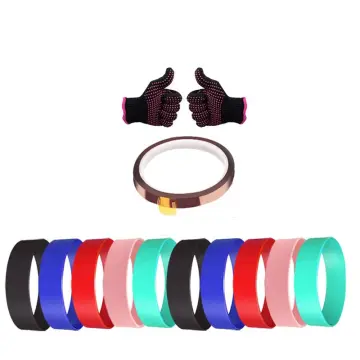 12Pcs Silicone Bands for Sublimation Tumbler Holder Ring Bands
