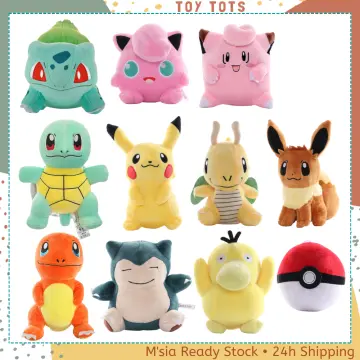 32cm Anime Pokemon Ditto Transform Snorlax Inside-Out Cushion Toys