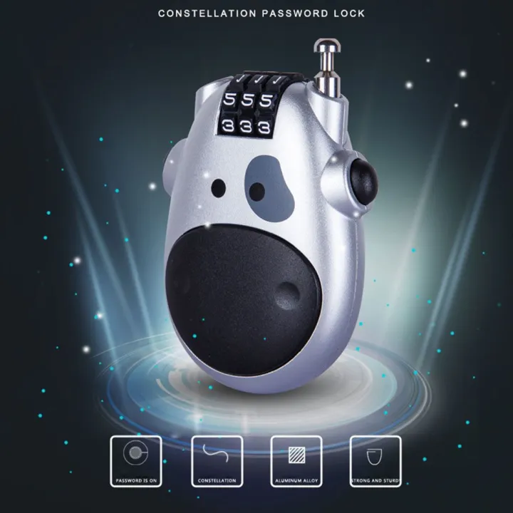 Câble Antivol Télescopique à Combinaison【Pour Valise, Vélo, Sac】Serrure à Code - NEUVE