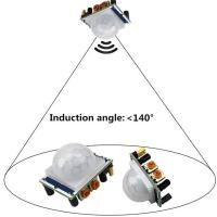 5ชิ้น SR501 HC-SR501ปรับไออาร์ไพโรอิเล็กตริกอินฟาเรดโมดูล PIR โมดูลเครื่องตรวจจับเซ็นเซอร์ตรวจจับการเคลื่อนไหว