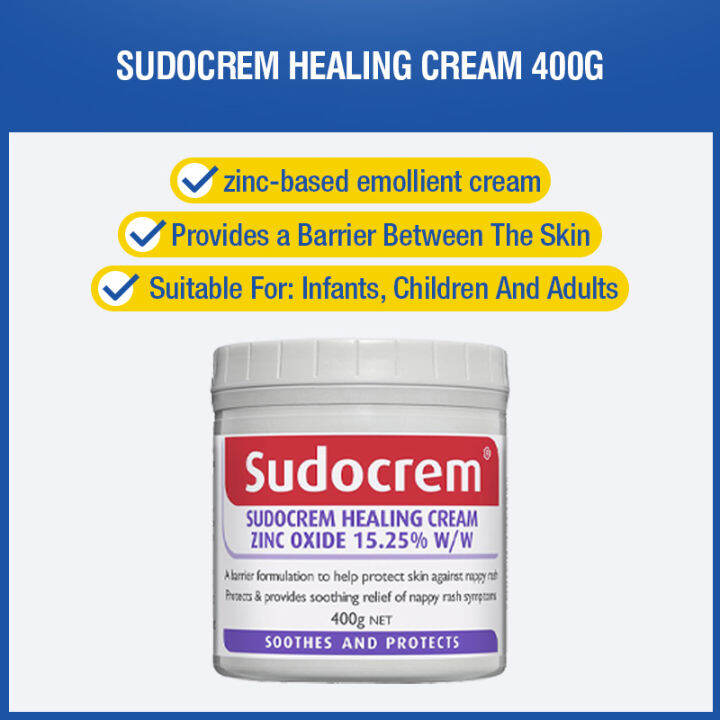 Sudocrem Healing Cream 400g Protects Skin Against Nappy Rash [Chemist
