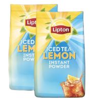 Lipton Iced Tea Lemon ลิปตัน ไอซ์ที ชามะนาว ปรุงสำเร็จชนิดผง 510 กรัม (2แพค) ชงได้ 60แก้ว