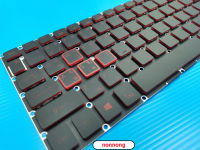 KEYBOARD ACER คีย์บอร์ด Acer NITRO 5 AN515-51 N17c1 AN515-52 AN515-53 Series  ตัวอักษรสีแดง