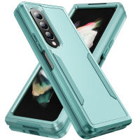 ฝาครอบเคสมือถือป้องกันทนทานสำหรับ Samsung Galaxy Z Fold4 5G + กันกระแทกแข็งแกร่ง TPU แบบนิ่ม