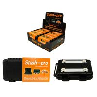 [COD] New car storage box plastic shockproof smoking with suction accessories Stash-pro