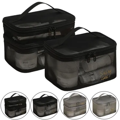 Travel Storage Bag Portable Large Capacity Desktop Organizer Box for Perfume Cosmetic Toiletries Panties Underwear Sock