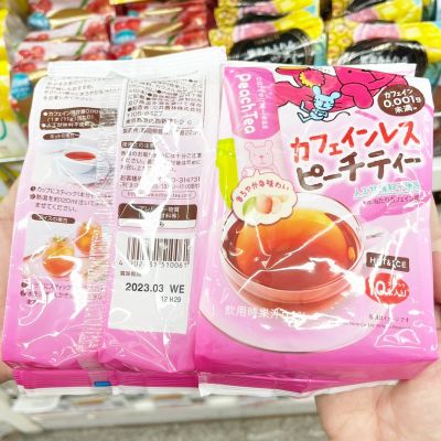 ❤️พร้อมส่ง❤️   ☕️   MITSUI NORIN NITTO Caffeineless Peach Tea 110G. ☕️ 🇯🇵 Made in Japan 🇯🇵   ชาญี่ปุ่น  ชาดำรสพีชสูตรคาเฟอีนต่ำ   ชานมญี่ปุ่น 🔥🔥🔥
