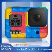 สำหรับ Gopro HERO8สติ๊กเกอร์ติดบนตัวเครื่องฟิล์มห่อไวนิลกล้องวีดีโอแอคชั่นสติกเกอร์ป้องกันเสื้อโค้ทฮีโร่8สีดำสำหรับ Gopro8 Gopro 8