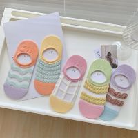 Candy Colors Women Sock Slippers Ultra-thin Transparent Summer Invisible No Show Socks Silicone Non-slip Low Cut Boat Socks Sox Socks Tights