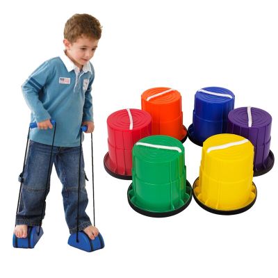 23New Kids Balance Toy Non-Slip Walking Stilts Stepping Stones Kindergarten Sensory Training Indoor Outdoor Toys For Children