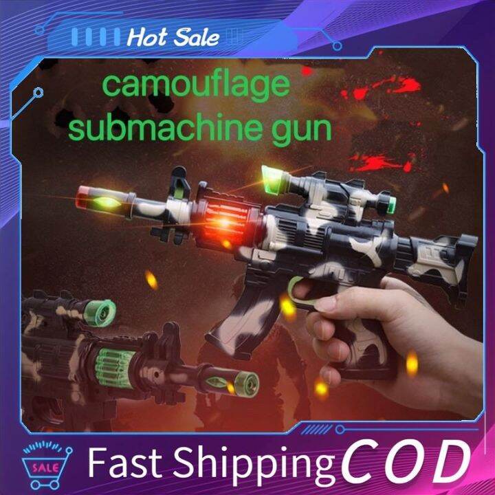 【🥇COD】 Machine Gun With Lights Sound Battery Operated | Lazada PH